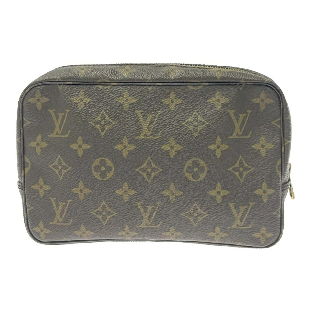 LOUIS VUITTON Monogram Troussard Toilette Shoulder Bag Brown